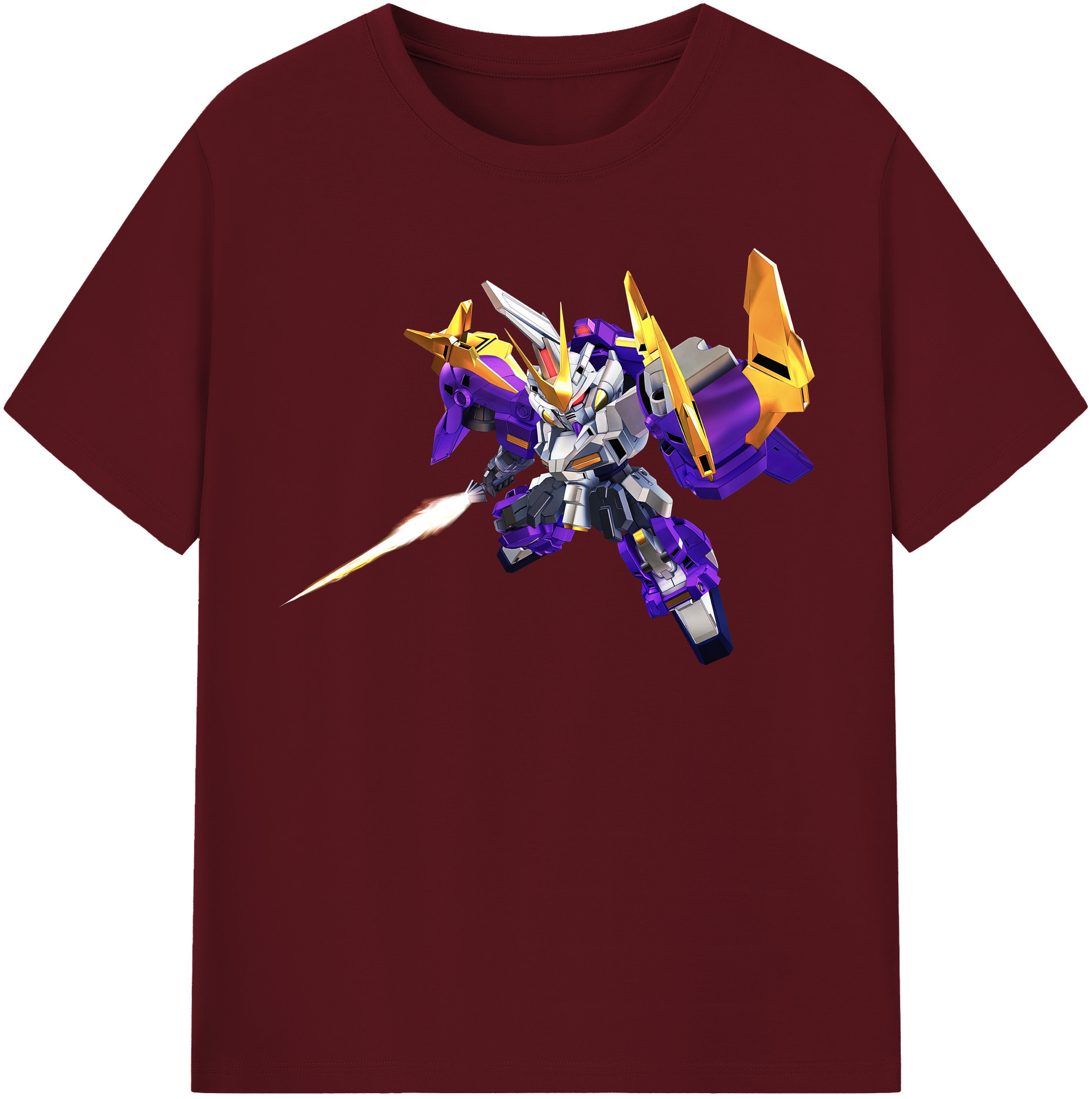 （画像用） 機動戦士ガンダム Mobile Suit Gundam 綿100％半袖Tシャツ（フロントプリント）